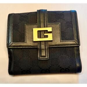 Gucci Wallet Tom Ford Era Canvas and Leather